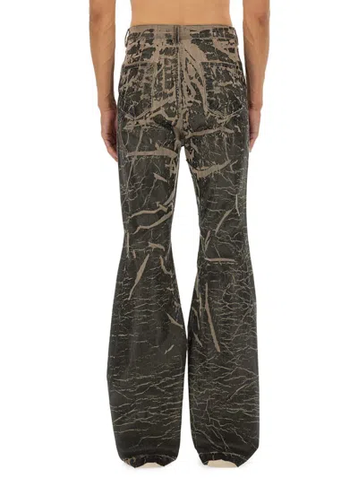 Rick Owens Drkshdw Denim Pants In Black