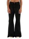 Rick Owens Drkshdw Drkshdw By Rick Owens Man Pants Black Size 33 Cotton In Black