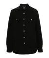 Rick Owens Drkshdw Porterville Denim Coat In Black
