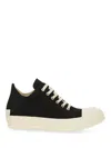 Rick Owens Drkshdw 20mm Sneaks Denim Low Top Sneakers In Black
