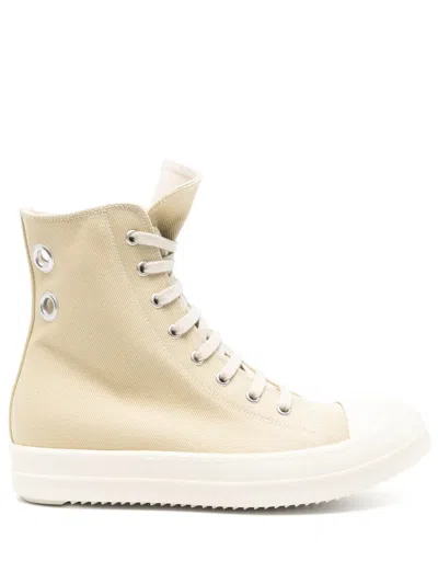 Rick Owens Drkshdw Denim Sneakers In Neutrals