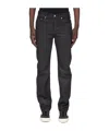 Rick Owens Drkshdw Denim Trousers With Belt Loops In Black