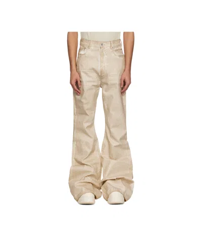 RICK OWENS DRKSHDW DENIM TROUSERS WITH BELT LOOPS