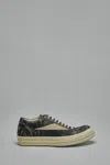 Rick Owens Drkshdw Denim Vintage Low Sneakers In Black