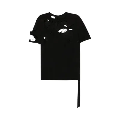 Pre-owned Rick Owens Drkshdw Destroyed Level T-shirt 'black' | Men's Size M