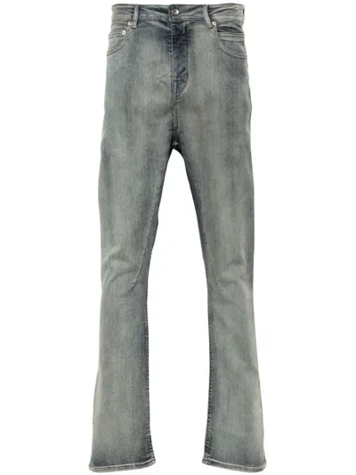 Rick Owens Drkshdw Detroit Cut Jeans In Blau