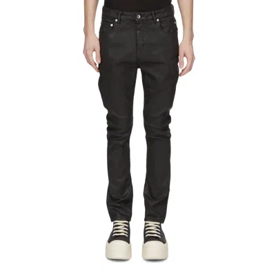 Rick Owens Drkshdw Detroit Cut Pants In Black