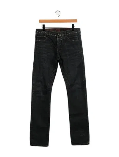 Pre-owned Rick Owens Drkshdw 'detroit Cut' Skinny Jeans In Blue
