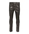 Rick Owens Drkshdw Detroit Cut Slim Fit Jeans In Brown