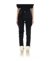 Rick Owens Drkshdw Detroit Distressed Denim Jeans In Black