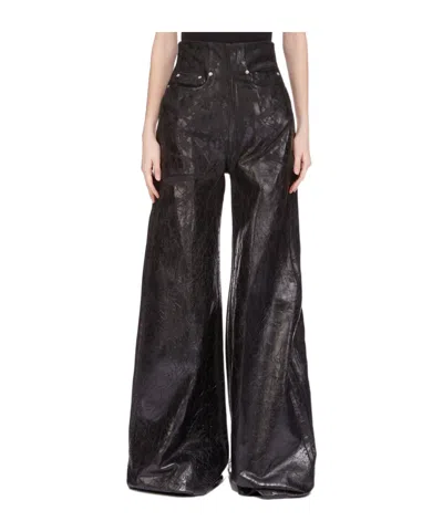 Rick Owens Drkshdw Dirt Cooper Trousers In Black