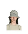 Rick Owens Drkshdw Distressed Denim Bucket Hat In Blue