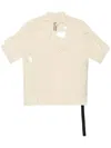 Rick Owens Drkshdw Distressed T-shirt In Neutrals