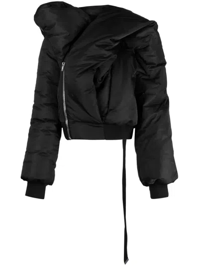 Rick Owens Drkshdw Women Doll Bomber In 09 Black
