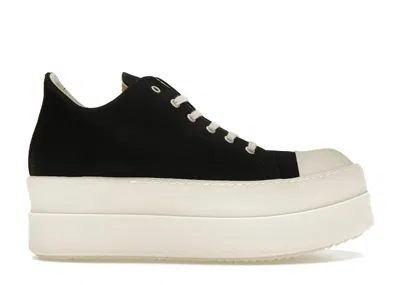 Pre-owned Rick Owens Drkshdw Double Bumper Low (women's) Sneakers In Black/milk