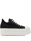 Rick Owens Drkshdw Double Bumper Sneakers In Black
