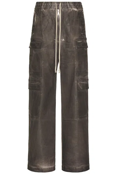 Rick Owens Drkshdw Double Cargo Jumbo Belas In Dark Dust