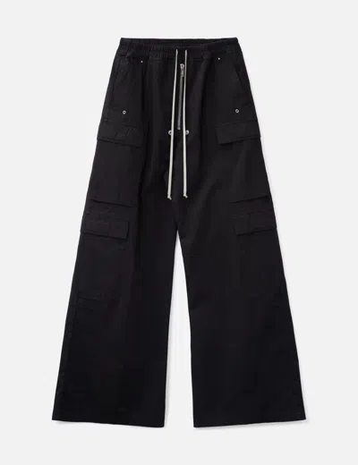RICK OWENS DRKSHDW DOUBLE CARGO JUMBO BELAS IN COTTON TWILL