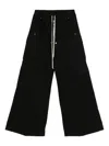 Rick Owens Drkshdw Double Cargo Jumbo Belas Pants In Black