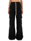 Rick Owens Drkshdw "double Cargo Jumbo Belas" Pants In Black