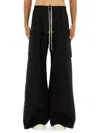 Rick Owens Drkshdw "double Cargo Jumbo Belas" Pants In Black