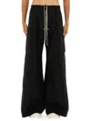 Rick Owens Drkshdw "double Cargo Jumbo Belas" Pants In Black