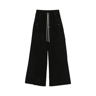 Pre-owned Rick Owens Drkshdw Double Cargo Jumbo Belas Pants 'black' | Men's Size L