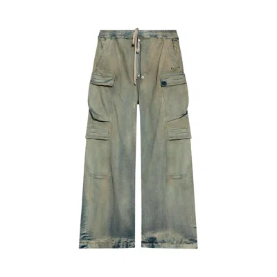 Pre-owned Rick Owens Drkshdw Double Cargo Jumbo Belas Pants 'sky' | Blue | Men's Size L