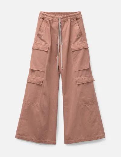 Rick Owens Drkshdw Double Cargo Jumbo Belas In Pink