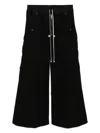 Rick Owens Drkshdw Drkshdw By Rick Owens Relaxed Fit Wide Leg Pants In Black