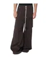 Rick Owens Drkshdw Double Cargo Jumbo Belas Trousers In Black