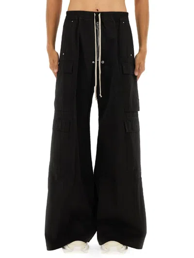 Rick Owens Drkshdw Double Cargo Jumbo Pants In Black