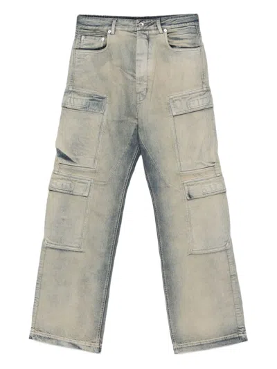 Rick Owens Drkshdw Double Cargpo Jeans In Multi