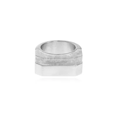 Rick Owens Drkshdw Double Crystal Hollywood Ring
