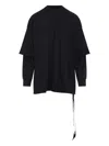 Rick Owens Drkshdw Drkshdw By Rick Owens Relaxed Cotton Sweatshirt In Black
