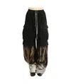 Rick Owens Drkshdw Jumbo Belas Cargo Jeans In Black