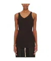 Rick Owens Drkshdw Double Ziggy Tank Top In Black
