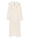 Rick Owens Drkshdw Dragging Coat In Neutral