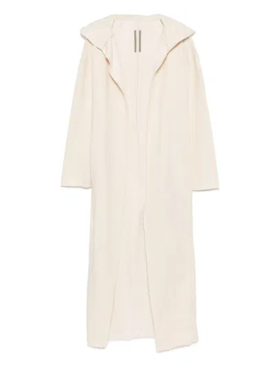 Rick Owens Drkshdw Dragging Coat In Neutral