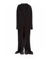 Rick Owens Drkshdw Dragging Coat In Black