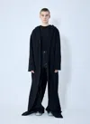 Rick Owens Drkshdw Dragging Coat In Black
