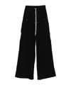Rick Owens Drkshdw Double Jumbo Belas Cargo Trousers In Black