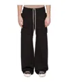 Rick Owens Drkshdw Drkshdw By Rick Owens Creatch Wide Cargo Pants In Black