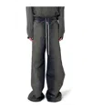 Rick Owens Drkshdw Drawstring Casual Pants In Black