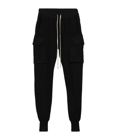 Rick Owens Drkshdw Drawstring Casual Pants In Black