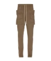 Rick Owens Drkshdw Drawstring Casual Pants In Brown