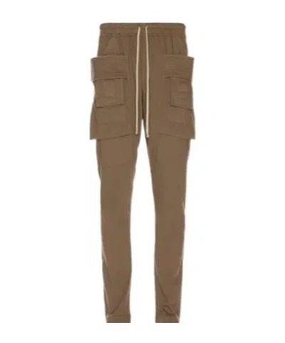 Rick Owens Drkshdw Drawstring Casual Pants In Brown