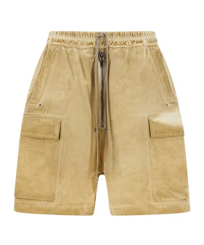 RICK OWENS DRKSHDW RICK OWENS DRKSHDW CARGOBELA DRAWSTRING BERMUDA SHORTS