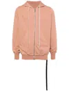 RICK OWENS DRKSHDW DRAWSTRING COTTON HOODIE