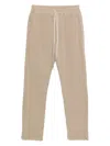 Rick Owens Drkshdw Drawstring Cotton Trousers In Green